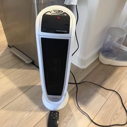 Space heater with remote control