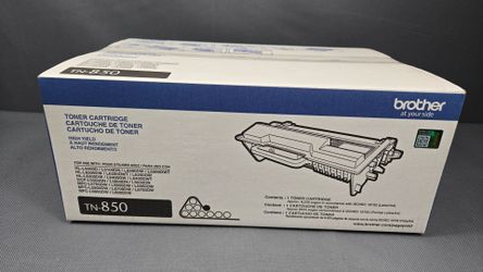 New Sealed Brother TN850 High Yield Black Toner Cartridge - Genuine OEM