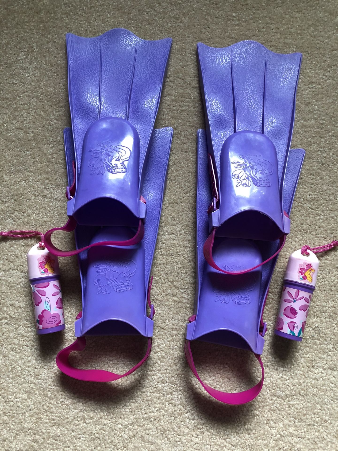 Girls Disney Flippers Small