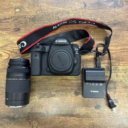 Canon EOS 5D MARK IV 30.4 MP Digital SLR Camera with 75-300mm Lens