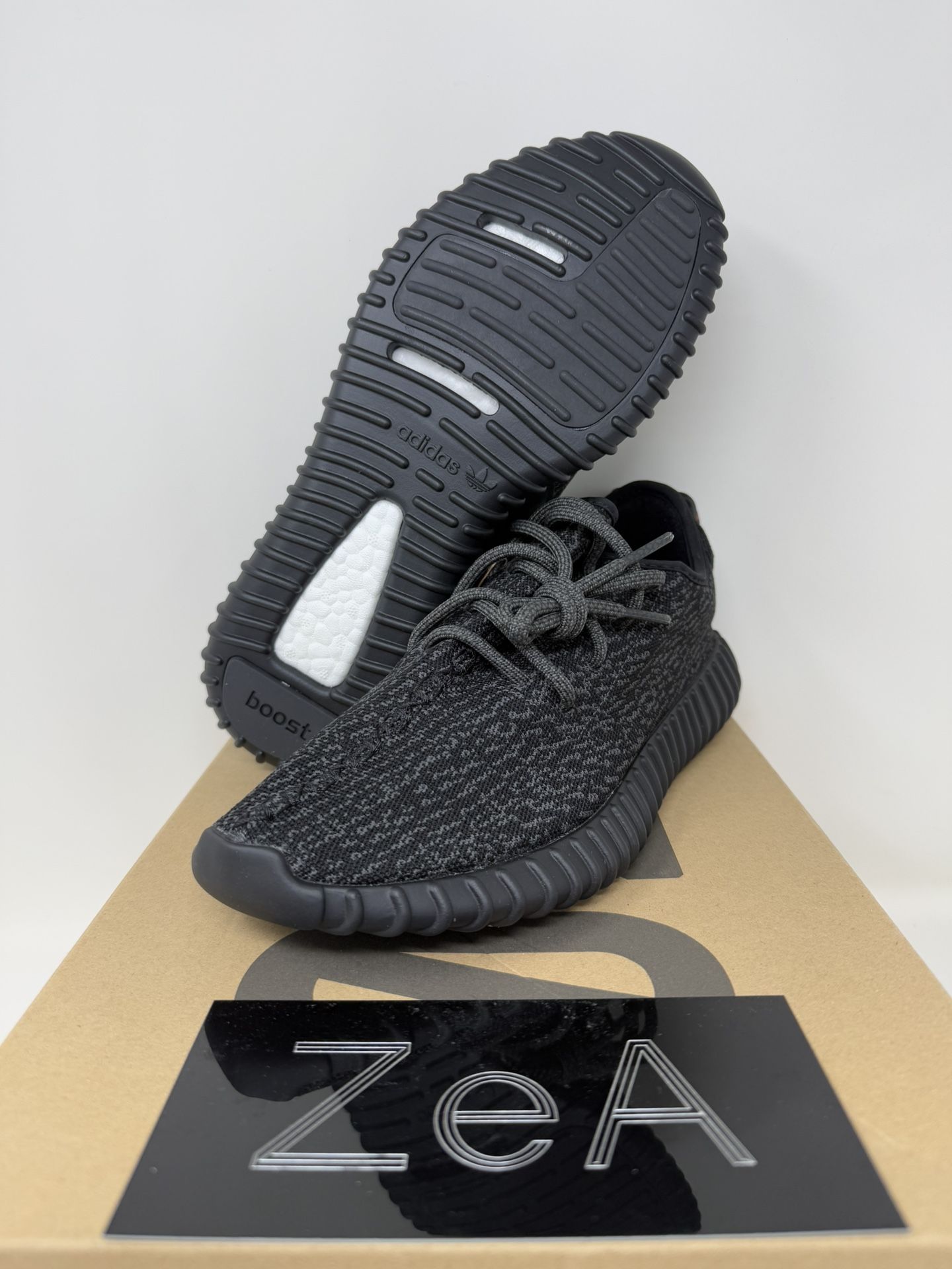 Adidas Yeezy Boost 350 Pirate Black Size Men