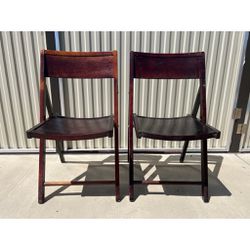 World Market Place Wooden Folding Chairs 