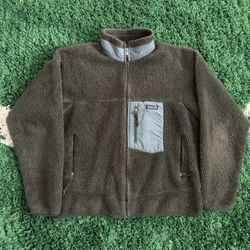 Vintage Patagonia Deep Pile Fleece Green Fall 2000