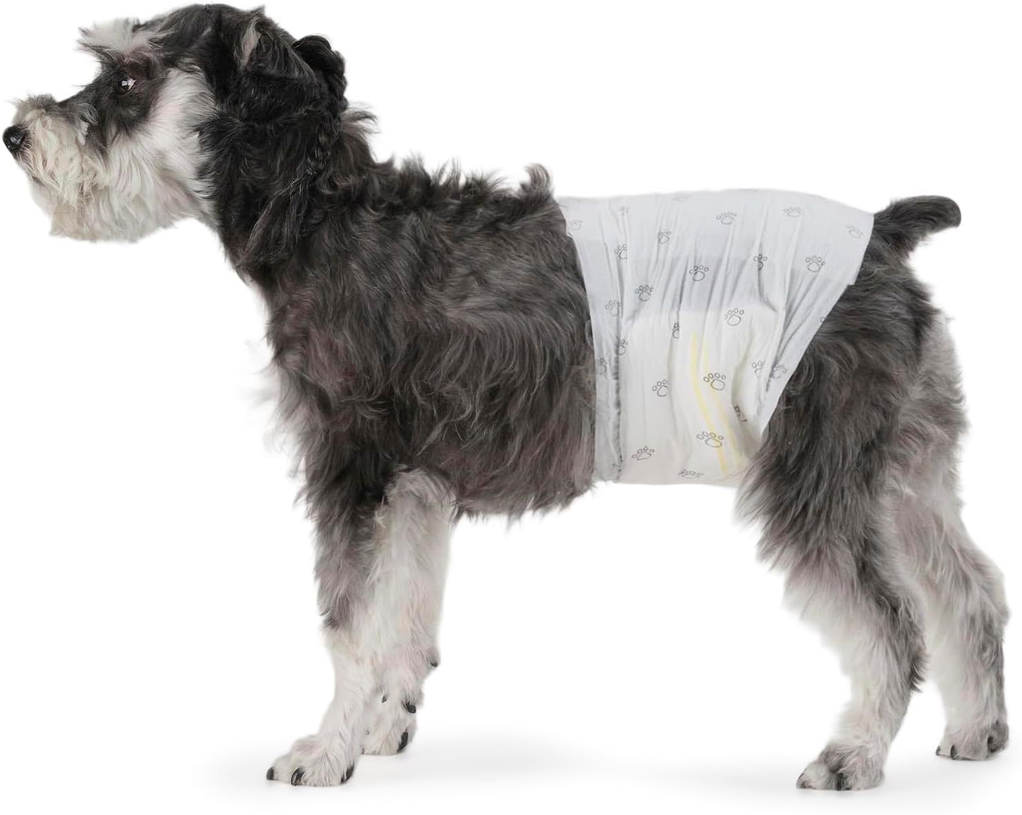 AMAZON BASICS Male Dog Diaper Wraps - Ultra-Absorbent, Secure, Leakproof - Medium - 50 Count (NEW)