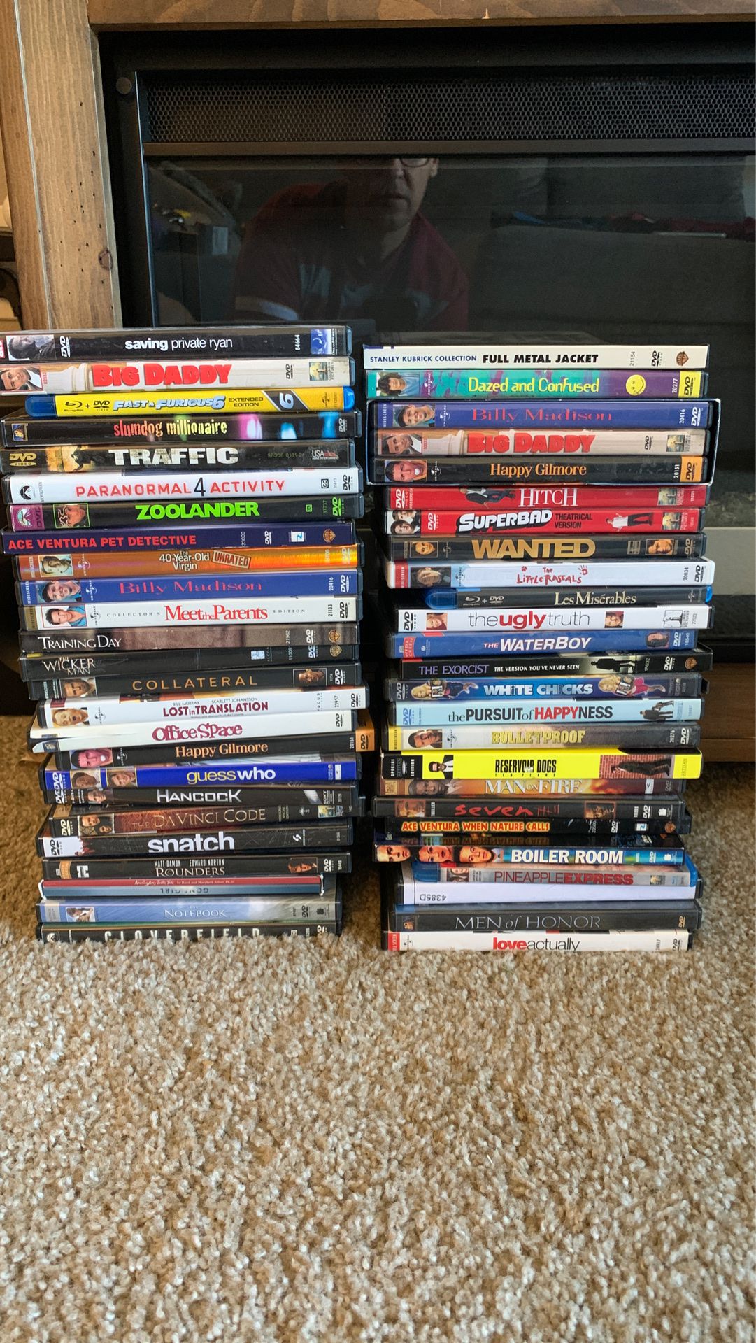 50 assorted DVDs