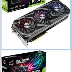 ASUS ROG Strix NVIDIA GeForce RTX 3070 Ti OC Edition Gaming Graphics Card (PCIe 4.0, 8GB GDDR6X, HDMI 2.1, DisplayPort 1.4a, Axial-tech Fan Design, 2.