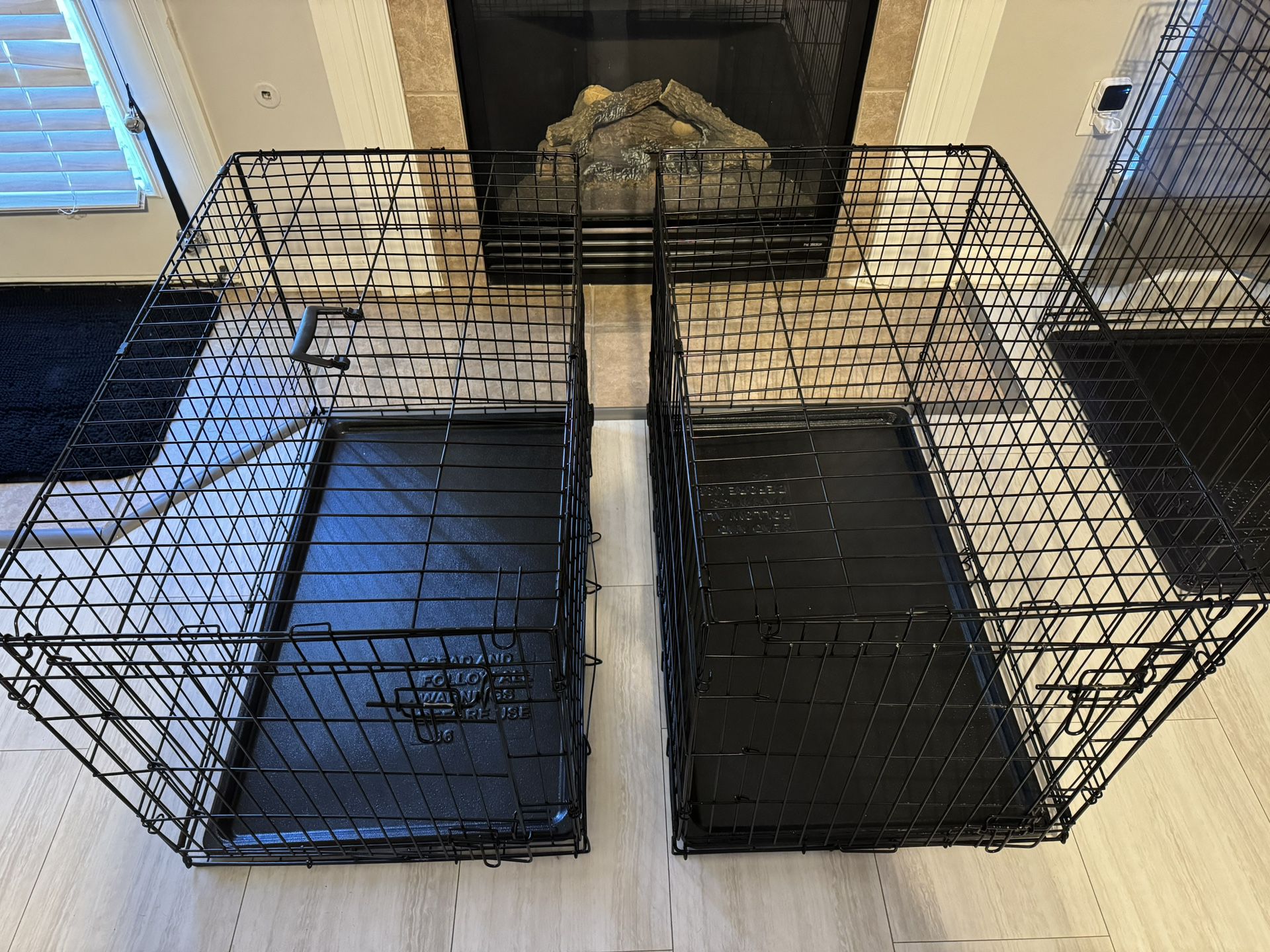 Two (2) 36” Dog Kennels - Great Condition