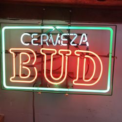 RARE Vintage Fluorescent Beer Sign
