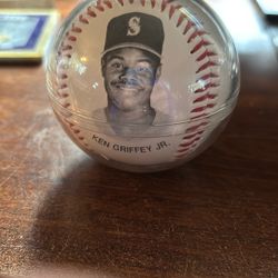 Ken Griffey Baseball With picture.
