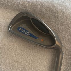 Pink G2orange dot 5 iron with graphite regular