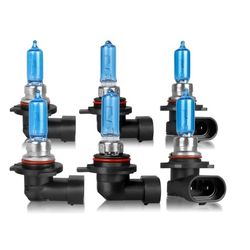 DODGE RAM 1 3500 With Projector (2013-2015) 9005+9012 High/Low Beam Ultra - High Performance Halogen Headlight Bulbs Combo & 9145/9006 Fog Bul