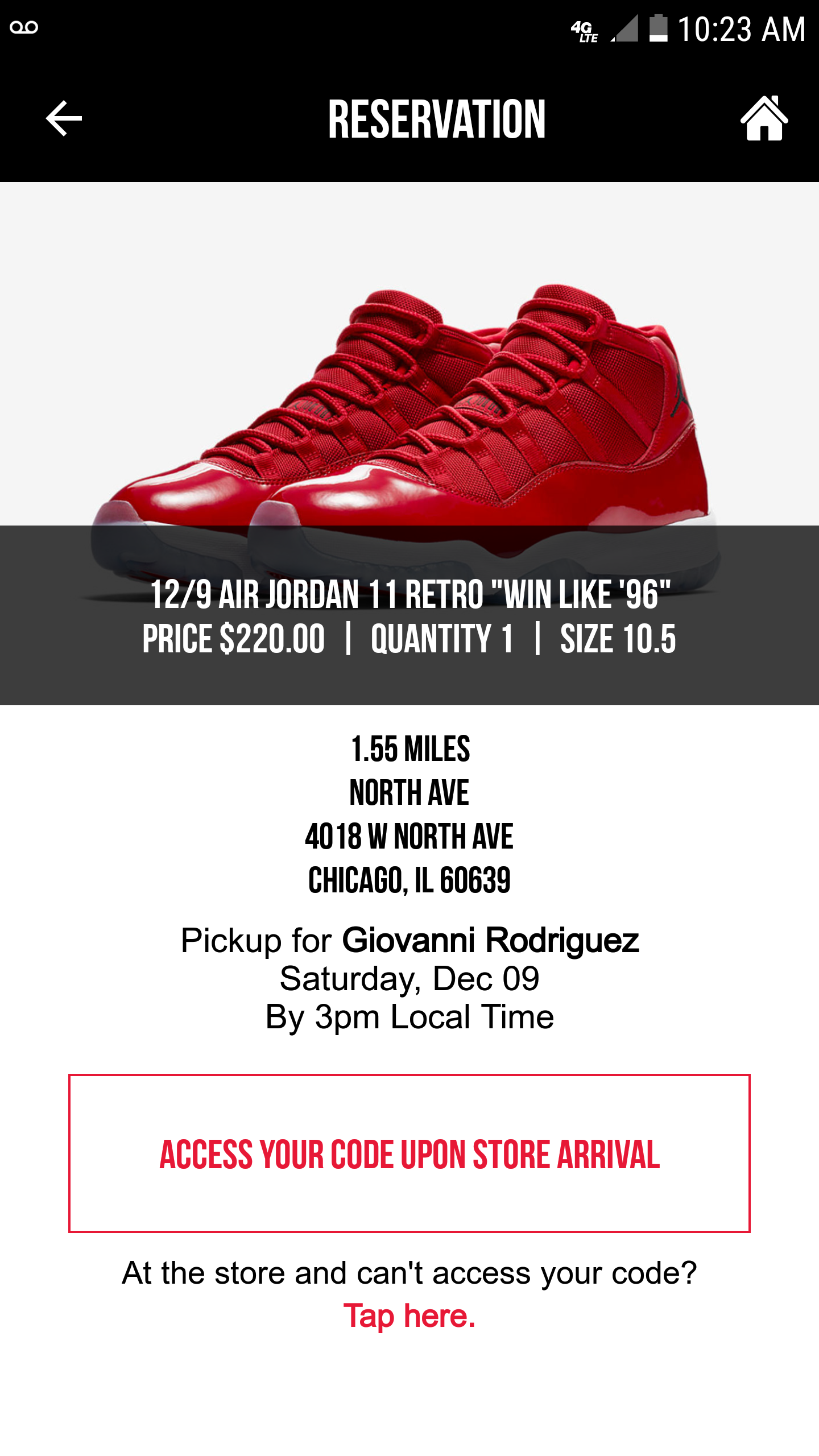 Nike Air Jordan Win like 96 size 10.5