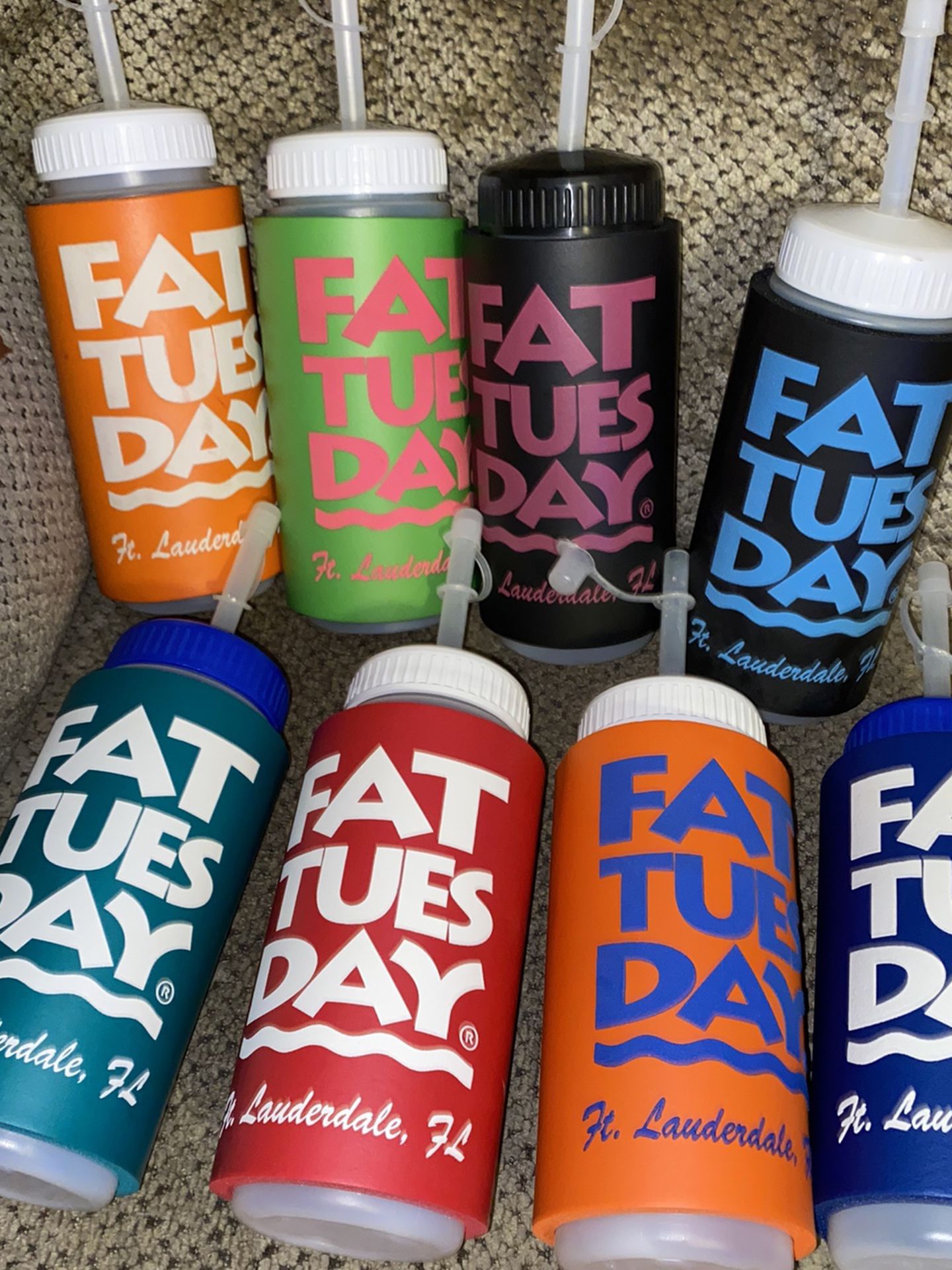 8 Fat Tuesday Drink Holders $10 Takes All