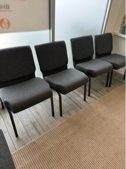 Sturdy like new Gray Chairs