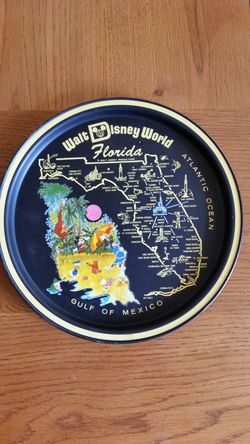 Walt Disney World metal tray