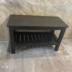IKEA HEMNES BENCH - SOLID WOOD - Black/Brown - Delivery Available For A Fee - See My Items