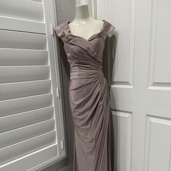 7.  Long Lavender Dress,   Size 4