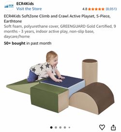 Soft Play Foam Block and Cylinder Set