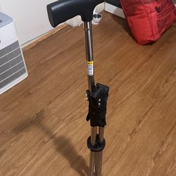 2-in-1 Folding Cane Chair (NEW) – Walk & Sit Portable