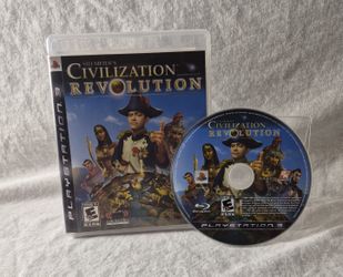 Sid Meier's Civilization Revolution Playstation 3 (2K, 2008) Case and Game Disc