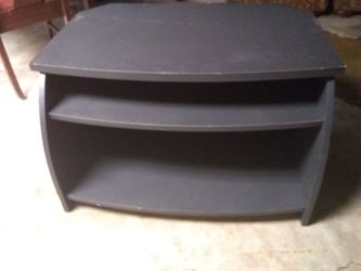 TV Stand/Heavy, Solid, Wooden Black