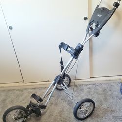 Bagboy 3 Wheel Golf Bag Cart In Good Condition