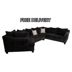 SECTIONAL SOFA COUCH SALA WITH CUDDLER