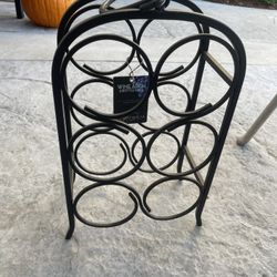 Metal Wine Arch 6 Bottle Rack 