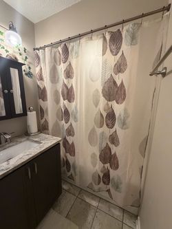 Leaf Shower Curtain