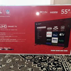 55” 4kUHD Smart Tv Roku
