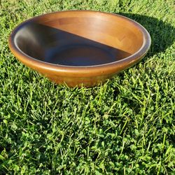 Large Wood Hellerware Salad Bowl