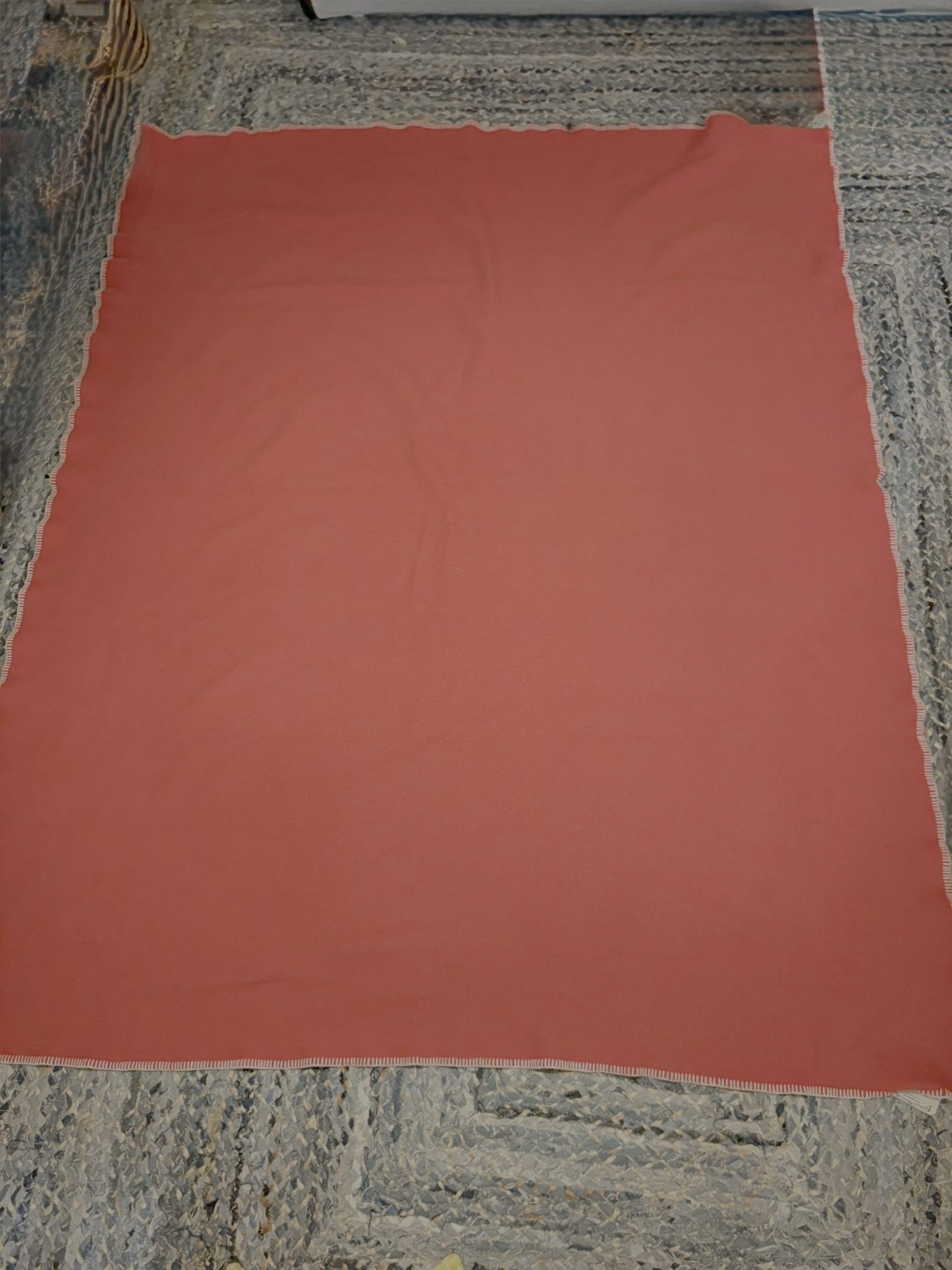 Faribault Woolen Mill Company Red Wool Blanket 60”x75”