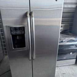 Ge Refrigerator Side By Side  Stainless Counter Depth 