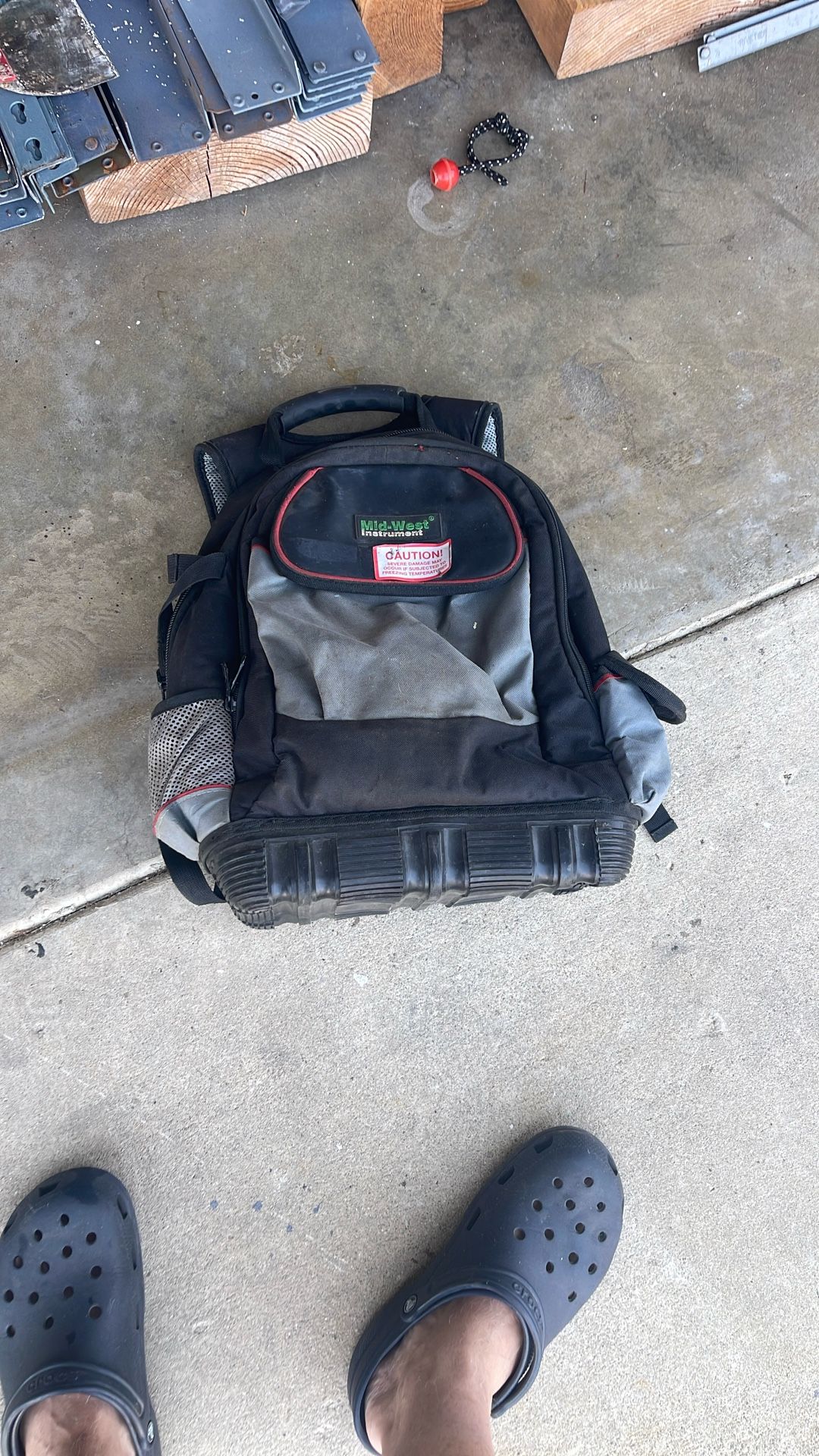Backpack tool bag, Roof condition but still good make an