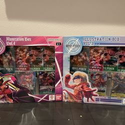 One Piece Card Game Illustration Box Vol. 3 & 4