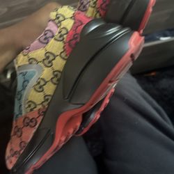 multi color gucci shoes 