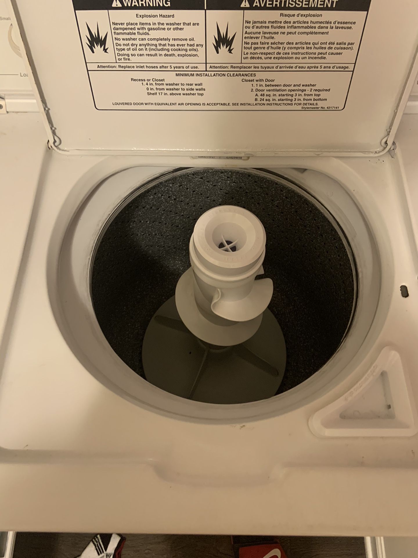 Used whirlpool washer
