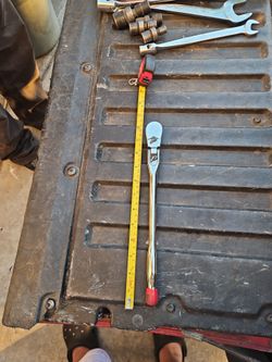 Long Handle Ratchet Wrench Chrome