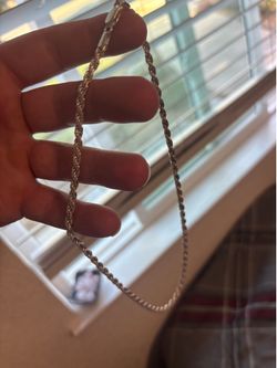 Silver Rope Necklace