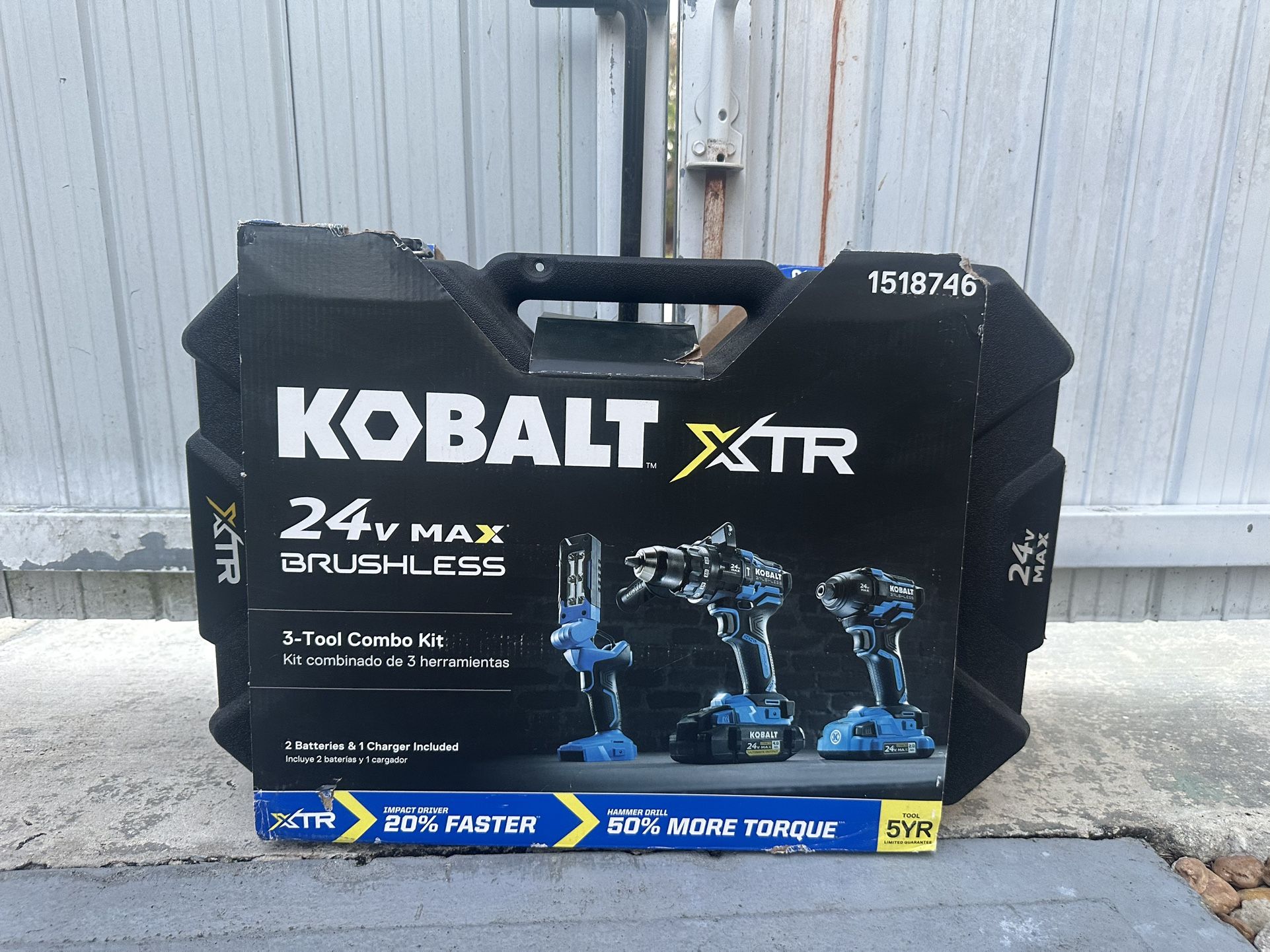 Kobalt XTR 3-Tool Brushless Power Tool Combo Kit