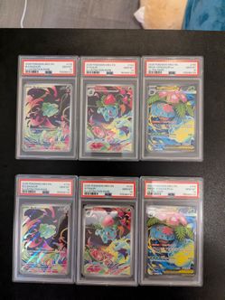 Sequential PSA 10 Bulbasaur 134, Ivysaur 135, Venusaur 155