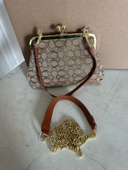 Purses coach with straps