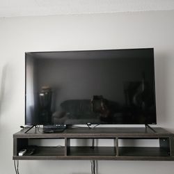 60 Inch Gray Mounted Media Stand