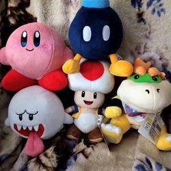 Nintendo Plushies 