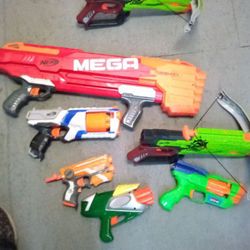 7 Nerf Guns Miscellaneous Great For A Nerf Gun Party No Ammo