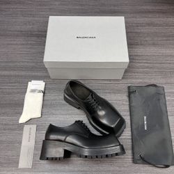 Balenciaga Men’s Leather Shoes With Box 2026 New 