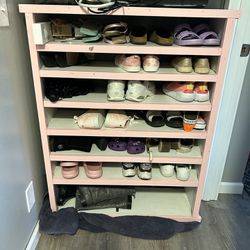 Girls Shoe Shelf