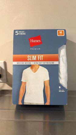5 V - Necks Slim Fit size medium for men