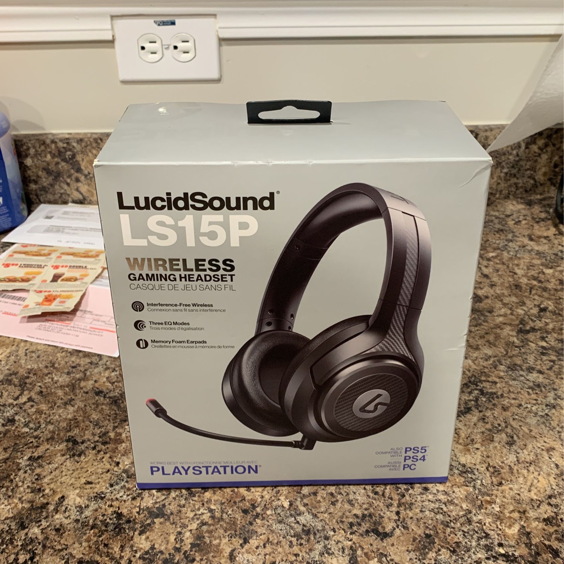 Brand New Never Used Lucidsound LS15P Wireless Headset