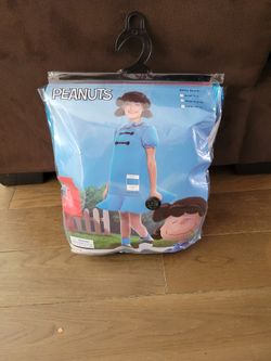 LUCY PEANUTS COSTUME GIRLS SIZE M 8-10